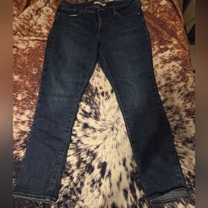 Levi's Dark Blue Straight Leg Jeans